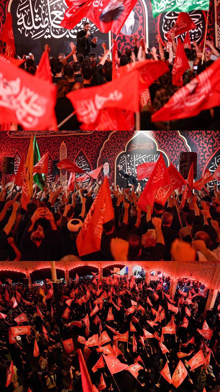 گزارش تصویری / #شب_دهم  حاج سید رضا نریمانی   مراسم عزاداری اربعین حسینی 1448  @maukeb